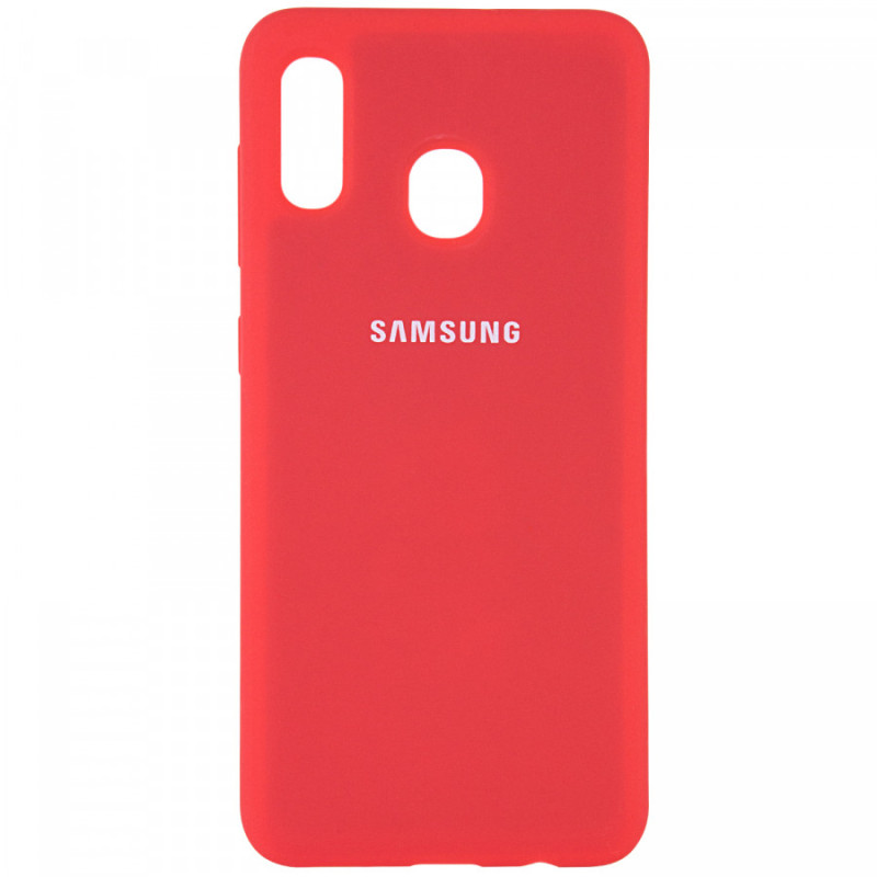 Silicone Cover Full Protective Samsung Galaxy M20 (M205F) red   